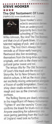 Rock n Roll UK Magazine review - Old Testament