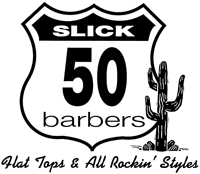 Slick 50 barbers logo